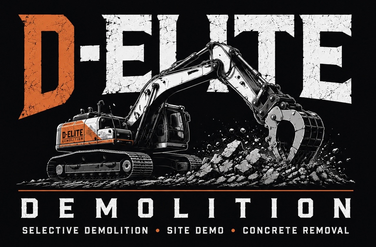 D-Elite Demolition excavator artwork